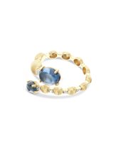 Anello Nanis Donna Dancing Azure in Oro giallo Topazio 1.90 Ct AS56-597-14 - AS56-597-16